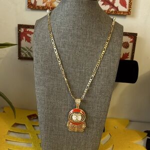 Cadena 14 k gold plated Italia